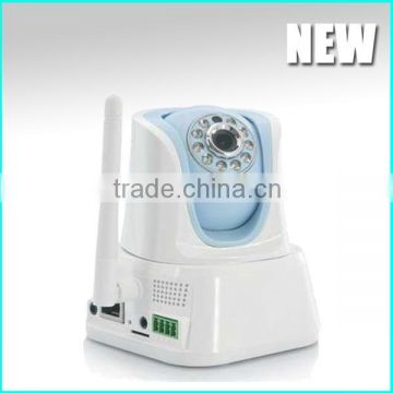 Newest Portable Pan Tilt Wireless Wifi IP Camera with Alarm action from shenzhen