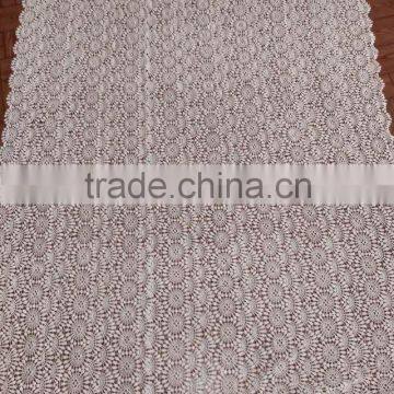 2016 Lace With Flower for Garment Accessory / Cotton Embroidery Water Soluble Full Lace Fabric photo-2