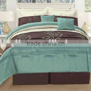 7Pcs Embroideried Comforter Set 2016