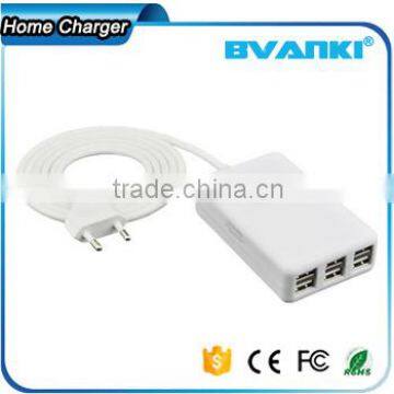 2016 New Factory Price Multi-Function 5V 6A Output Wall USB Charger 6 Ports USB Charger EU/US/UK Plug Available photo-6