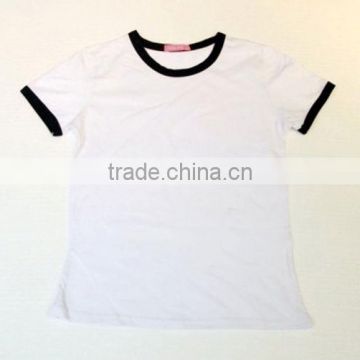 Wholesale blank 100 cotton t shirts/ custom adult men,women, Kids T-shirt 100% cotton white t-shirt printing