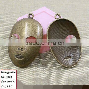 Wholesale zinc alloy metal mask Strange faces pendant