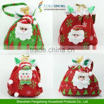 Christmas Santa Snowman Candy Gift Bag Sweet Xmas Stocks Filler Party