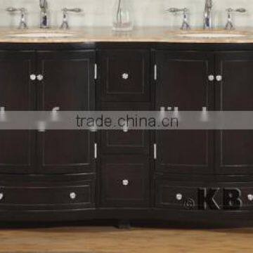 The latest design waterproof wooden bathroom vanity cabinet (YSG-116)