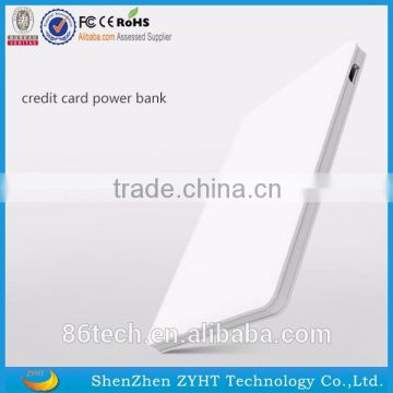 Customized name Power bank credit card size micro usb battery charger                        
                                                Quality Choice