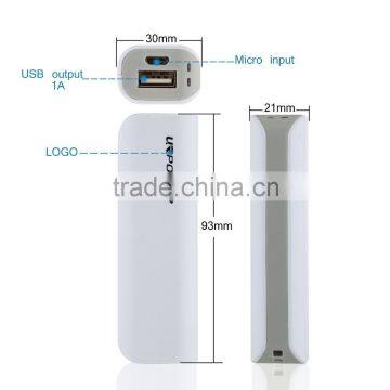 5200mah power bank with customized logo for smart mobile phone