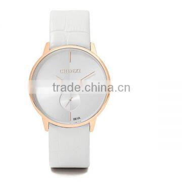 2016 Men Quartz Stainless Steel Back Geniune Leather Wrist Watch photo-5