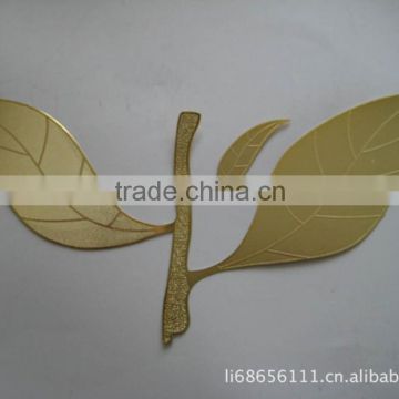 Leaf shape Thin Metal custom bookmark