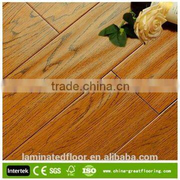 12mm handscraped laminated floor unlin click ac4