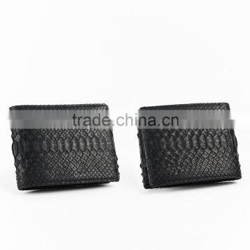 2016 Guangzhou New style Low Cost genuine snake leather credit card man wallet