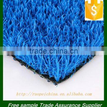 Hot sale high quality blue artificial grass carpet grass for kindergarten