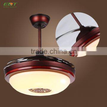 Clear Glass Cover Alterable Light 42'' Lighting Ceiling Fan