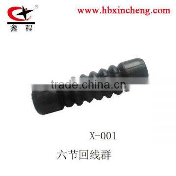 rubber part for clutch cable or brake cable rubber boot 6 steps