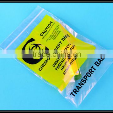 Custom design printed ldpe plastic zipper poly bag