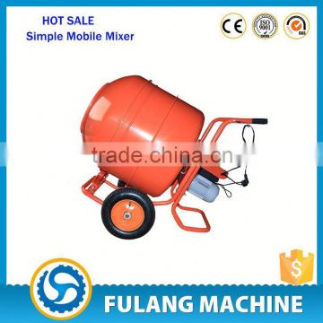 2015 hot sale construction machinery FL300 manual push used concrete mixer for sale