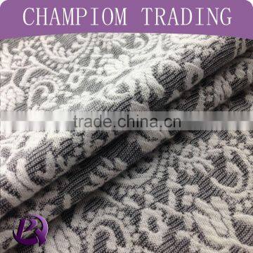 2015 china high quality polyester jacquard knitting fabric for dress