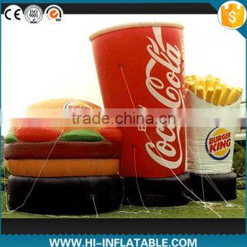 Lovely advertising inflatable food model of Macdonald set meal