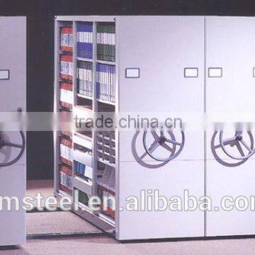 Steel Mechanical Wheel Type Mobile Shelving System