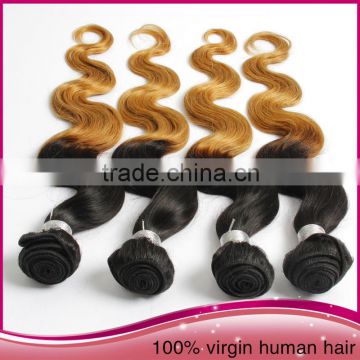 Alibaba 2015 Wholesale 100% Human Hair Colored Hair Straight Brazilian Hair Weave