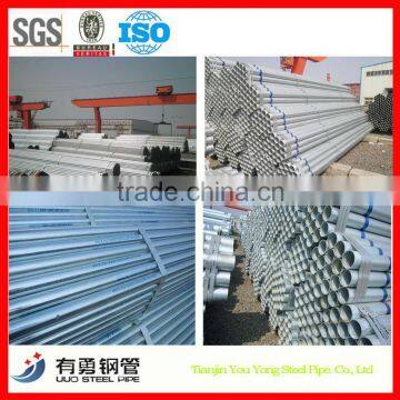 Q195 Q235 Pre Galvanized steel pipes 4 inch specifications