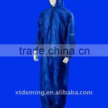 Disposable Non-woven Coverall Suit with Hood in FDA,CE,ISO Standard