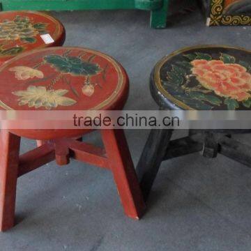 Chinese antique wood stool