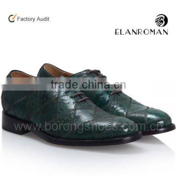 Goodyear welted shoes handmade shoe with leather sole