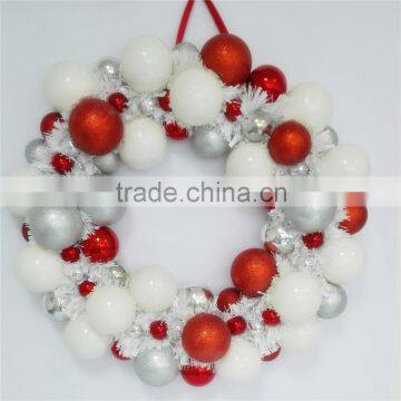 shenzhen supplie plastic Christmas wreath decoration ball Wreath