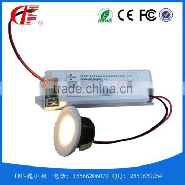 1W 3W LED Emergency Downlamp, LED Emergency Light, Mini Recessed Emergency Down Lights