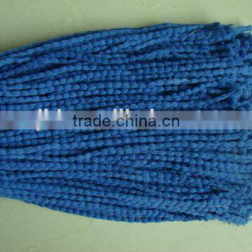 blue microfiber wet mop head