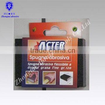 Cleaning Magic Gray Abrasive Sanding Sponge or Sanding Block photo-2