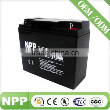 12V 20Ah Rechargeable UPS VRLA Battery