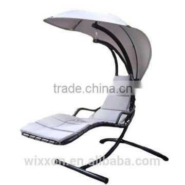 Hot Selling Waterproof Canopy KD Design Metal Stand Hanging Swing Chair