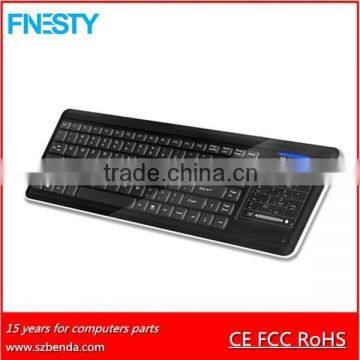 2015 wireless Bluetooth Touchpad Keyboard for Tablet & Smartphone