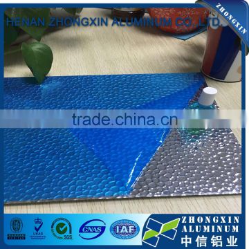 1060/3003 embossed mirror finish aluminum hammer sheet/coil