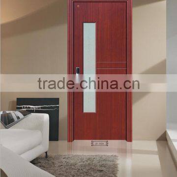 wood frame glass door design