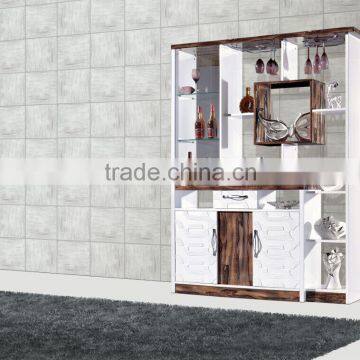 fashinal style white modern wooden wine cabinet