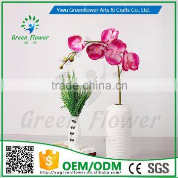 greenflower 2016 Real Touch PU Latex moth orchid artificial flowers for Wedding decrations flowers