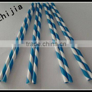 Plastic colored drinking straws for bar