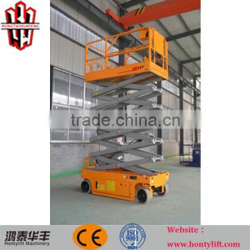 self-propelled electric scissor man lift