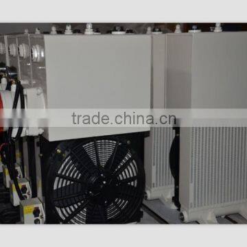 Aluminum Plate and Bar Concrete Mixer Truck Hydraulic Oil Cooler With Fan