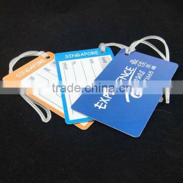 Plastic Luggae Tag With Plastic Loop