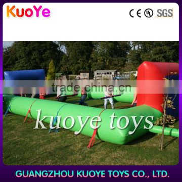 2016 new sport games football field inflatable,inflatable soap soccer pitch, cheap sealed football games