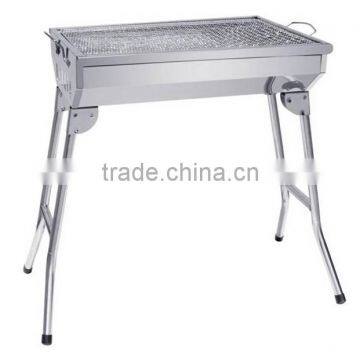 Outdoor camping charcoal barbecue grill custom stainless