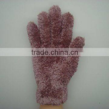 Boxi-High quality fashion feather yarn warn gloves