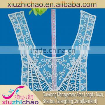 YT015 Cotton Guipure Neckline Lace Trim Applique Garment Accessories Collar Designs photo-2