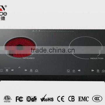 Metal housing 4 digital display touch control built in hob