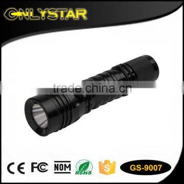 Onlystar GS-9007 aluminum XRE Q5 250 lm mini 3w led flashlight