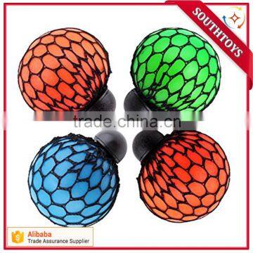 Squishy Mesh Ball Decompression Stress Reliever Squeeze Toy Grape Ball photo-2