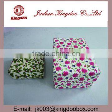 Jinhua Supplier Handmade Rectangular Professional Printed Paper Cosmetic Gift Box Lid